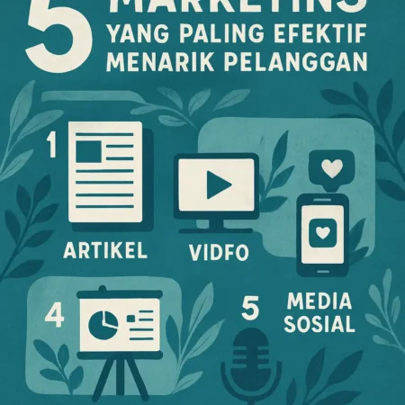 5 Jenis Konten Marketing yang Paling Efektif Menarik Pelanggan